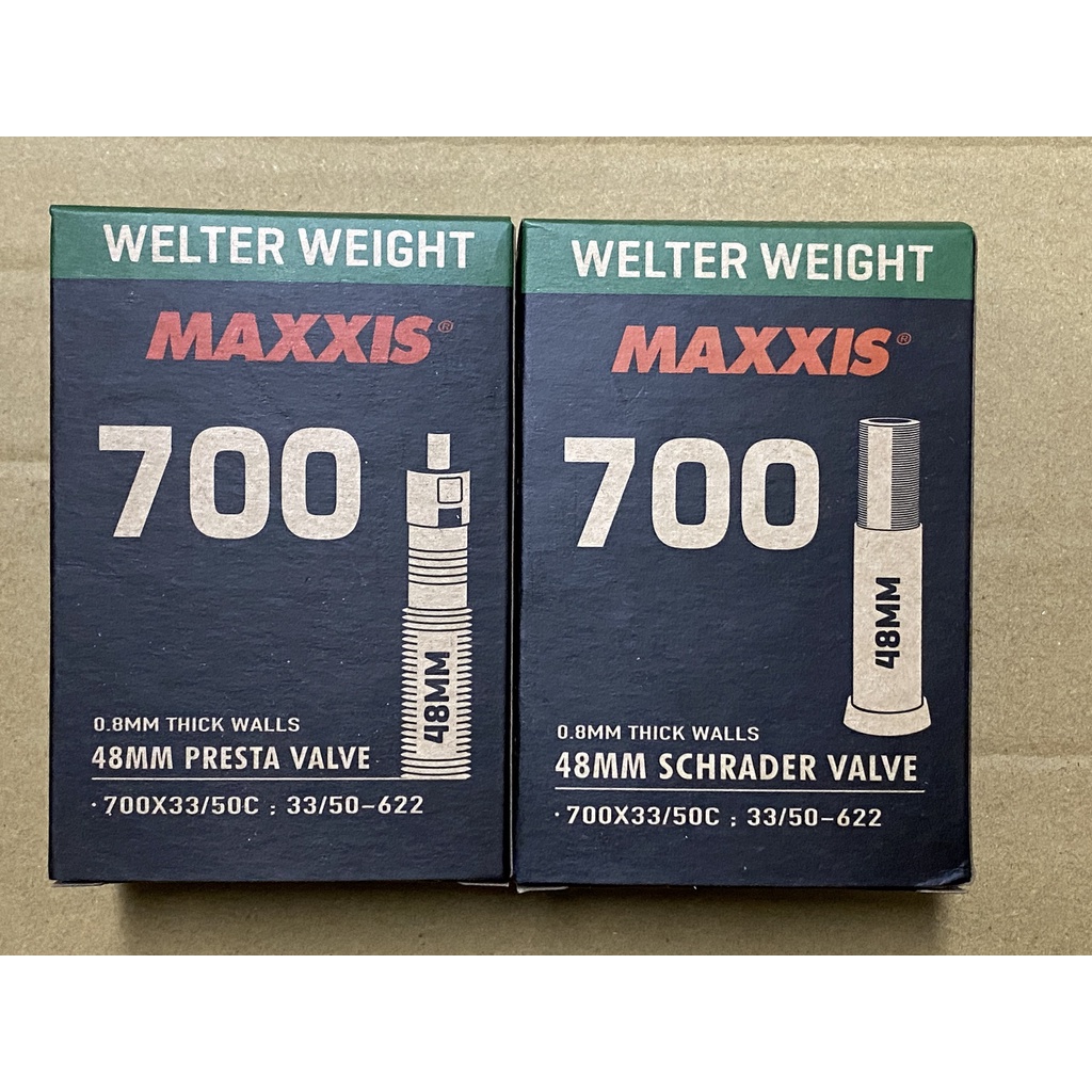 火雞 正新內胎 700x35/43C 27*1 1/4 美式 法式氣嘴 MAXXIS 盒裝 700x35/50C一條
