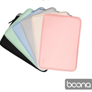 Boona 11-12吋 3C 電腦 內袋 親膚材質手感滑順 輕薄便攜減震舒適 防水耐磨ＰＵ材質 贈線材收納包