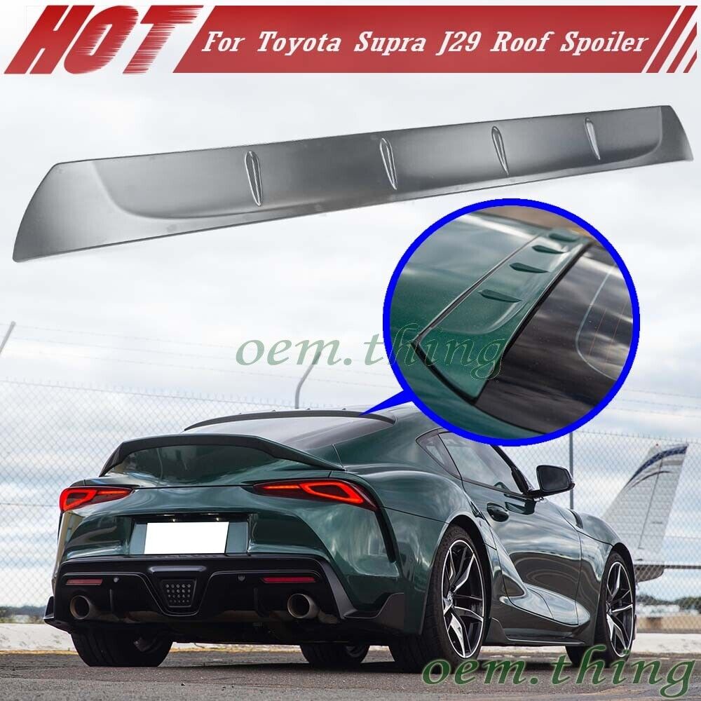 卡嗶車燈 適用於 Toyota 豐田 Supra J29 後遮陽 DTO款尾翼 素材