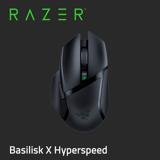【RAZER 雷蛇】BASILISK X HYPERSPEED 巴塞利斯蛇 X 速度版 藍牙無線電競滑鼠