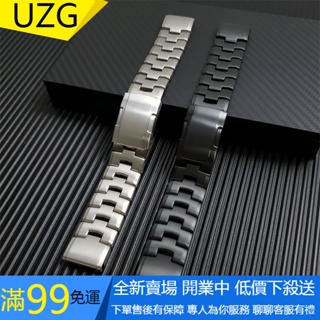 【UZG】【新款熱銷】適用於佳明 Garmin QuickFit 26mm鈦合金錶帶 Fenix 7 6x Pro錶帶