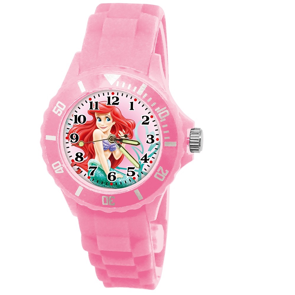 【時誠鐘錶】迪士尼原廠授權 美人魚手錶  蘇菲亞手錶 卡通錶  兒童錶 運動彩帶錶