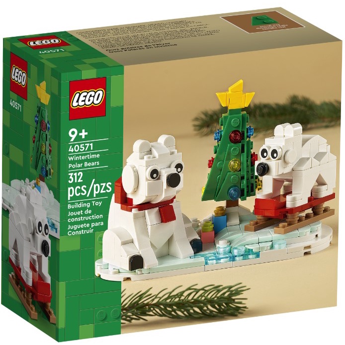 ［想樂］全新 樂高 Lego 40571 聖誕節 北極熊 冬日北極熊 Wintertime Polar Bears