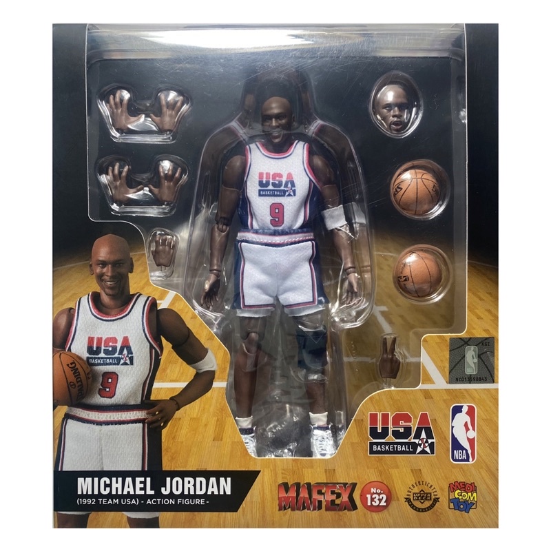 Medicom Toy MAFEX 麥克喬丹 1992年 USA 美國夢幻隊 1/6 可動公仔 AIR JORDAN 7