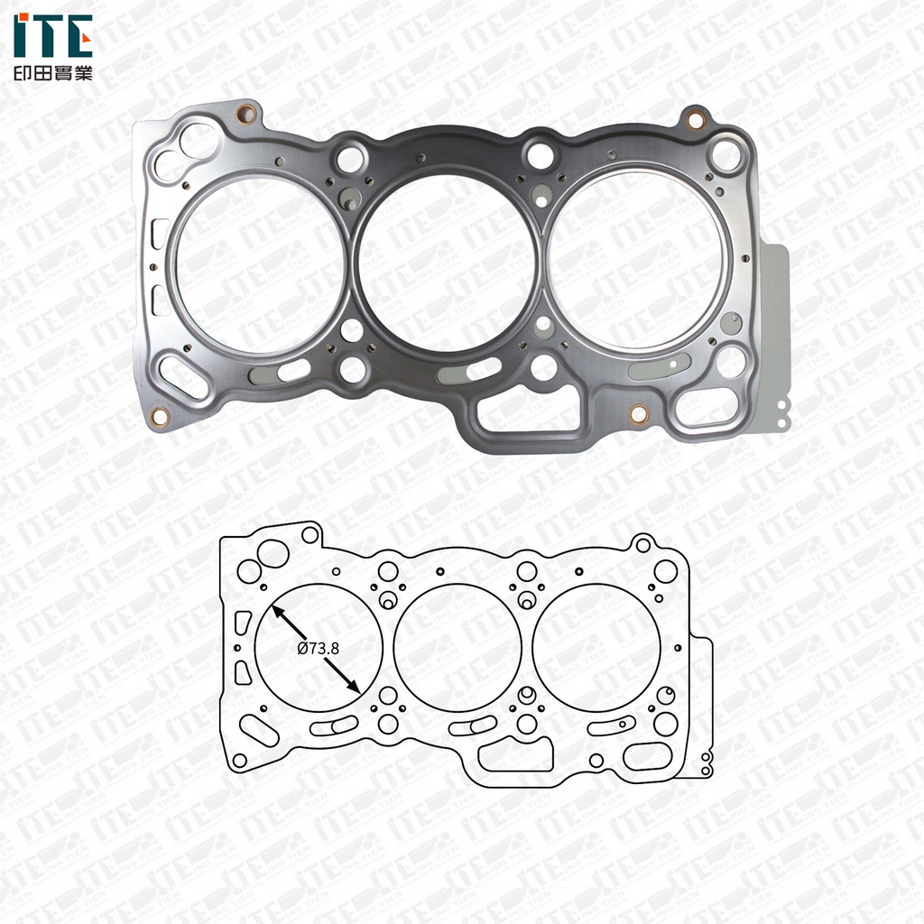 【ITE】汽缸床墊片｜適用DAIHATSU汽車_EJ-DE｜OEM#11115-97201