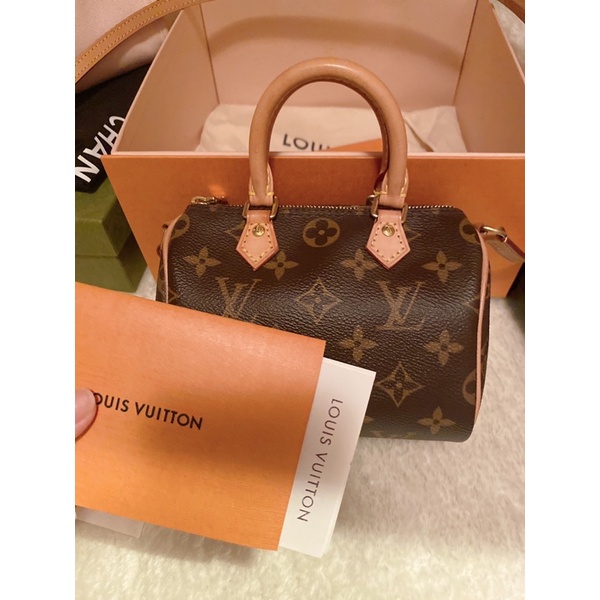 已售LV LOUIS VUITTON NANO SPEEDY 16*12.5*10 Lv小包 容量最大的小包