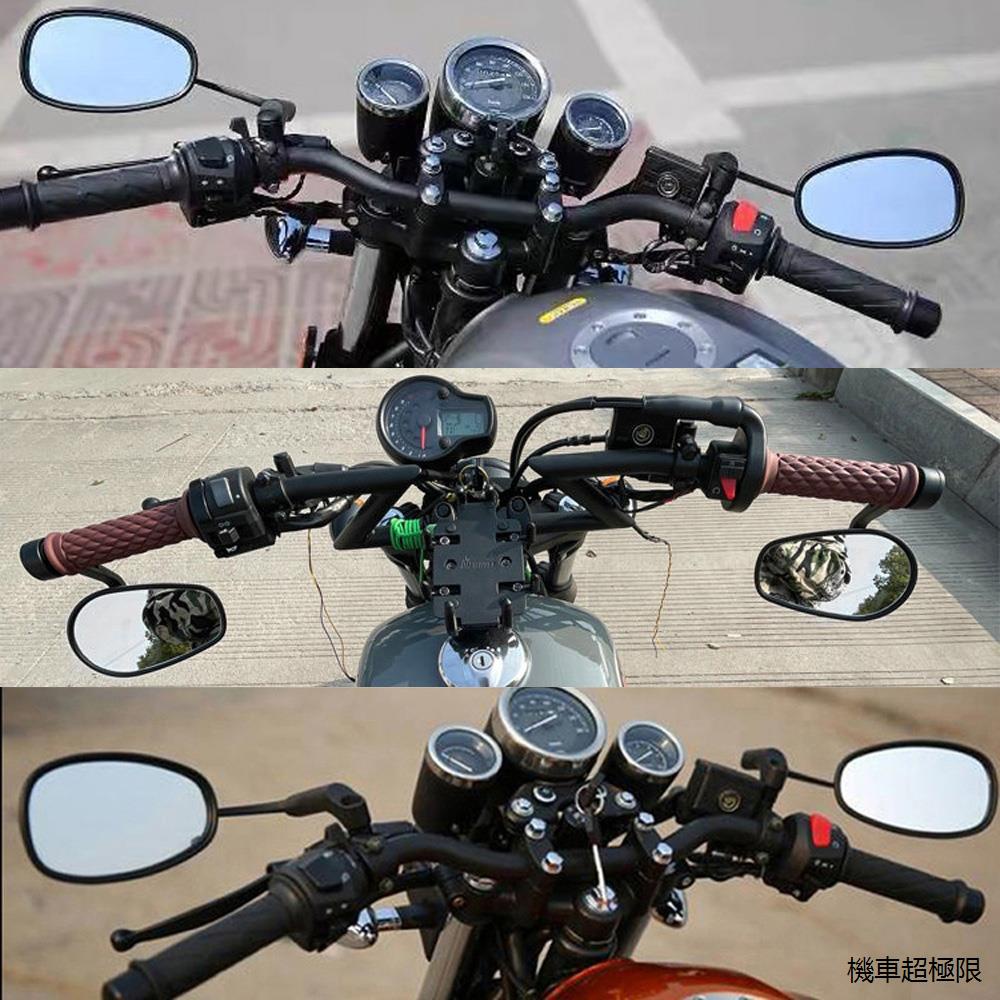 Rebel500重機改裝適用川崎Z900RS Vulcan S 650小火神W650 800改裝復古手把後視鏡