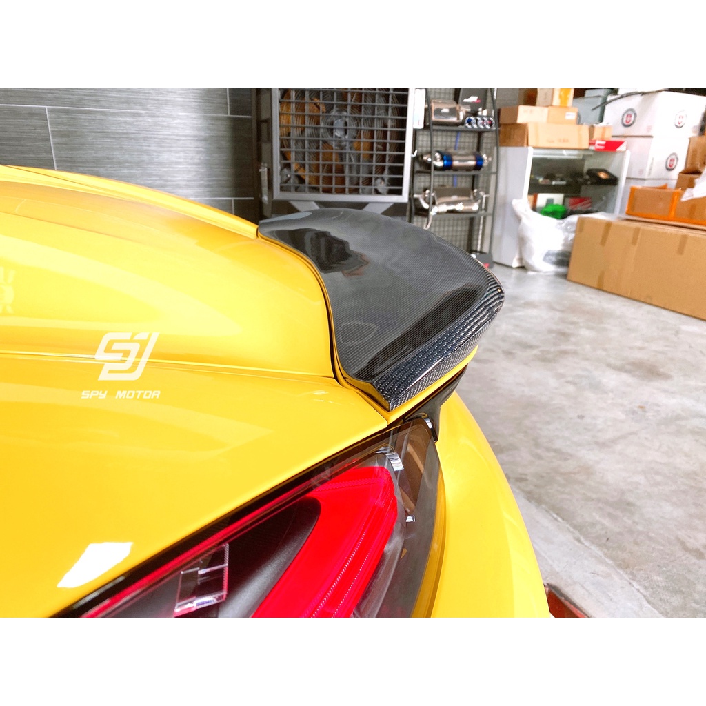 【SPY MOTOR】Porsche 718 Boxster cayman 碳纖維尾翼