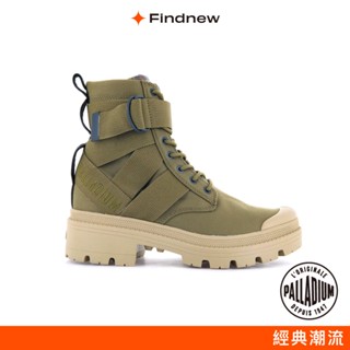 PALLADIUM PALLABASE 高筒拉鍊帆布美腿靴 綠色 女款 97184-307【Findnew】
