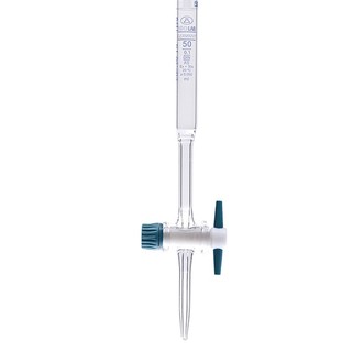《ISOLAB》滴定管AS級 TF栓 Buret, Class AS PTFE Stopcock Schellbach