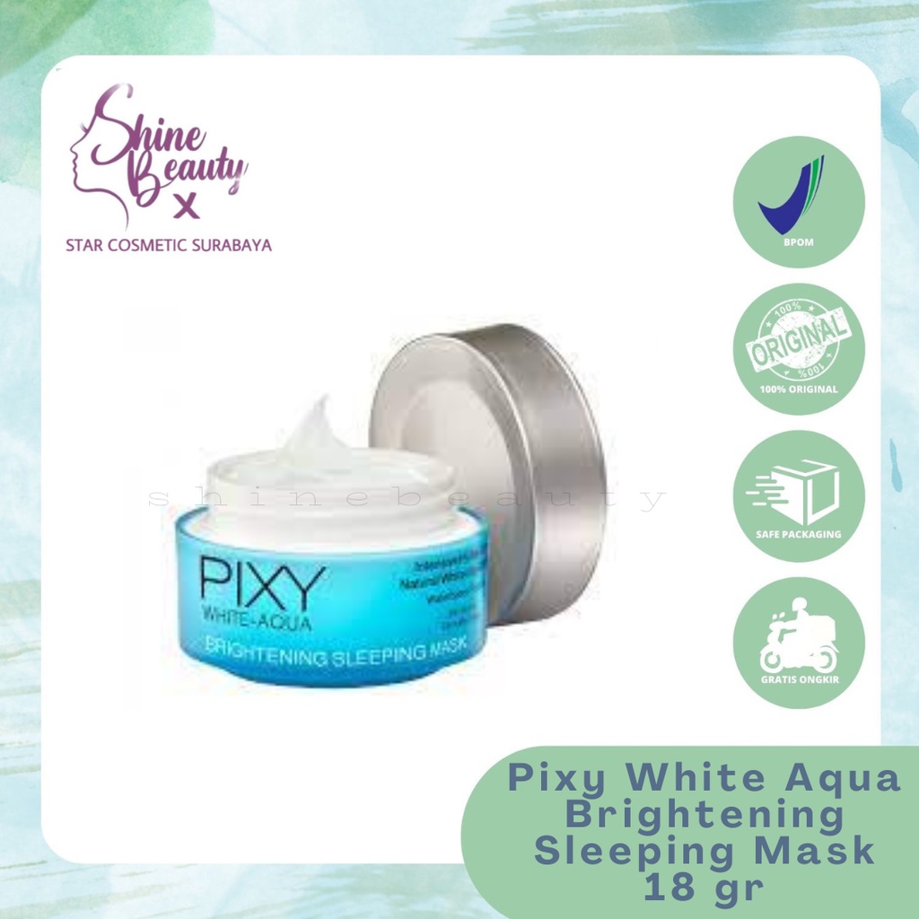 Pixy White Aqua 亮白睡眠面膜 18gr 小號