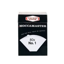 Moccamaster NO.1號濾紙 80枚入盒 手沖咖啡 紙漿制 無螢光劑 爍咖啡