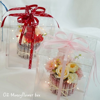 OZ-A4♡韓式有錢花蛋糕 成品 母親節蛋糕 結婚禮金 結婚週年禮 情人禮物 紅包禮 鈔票禮物 驚喜禮物 鈔票蛋糕