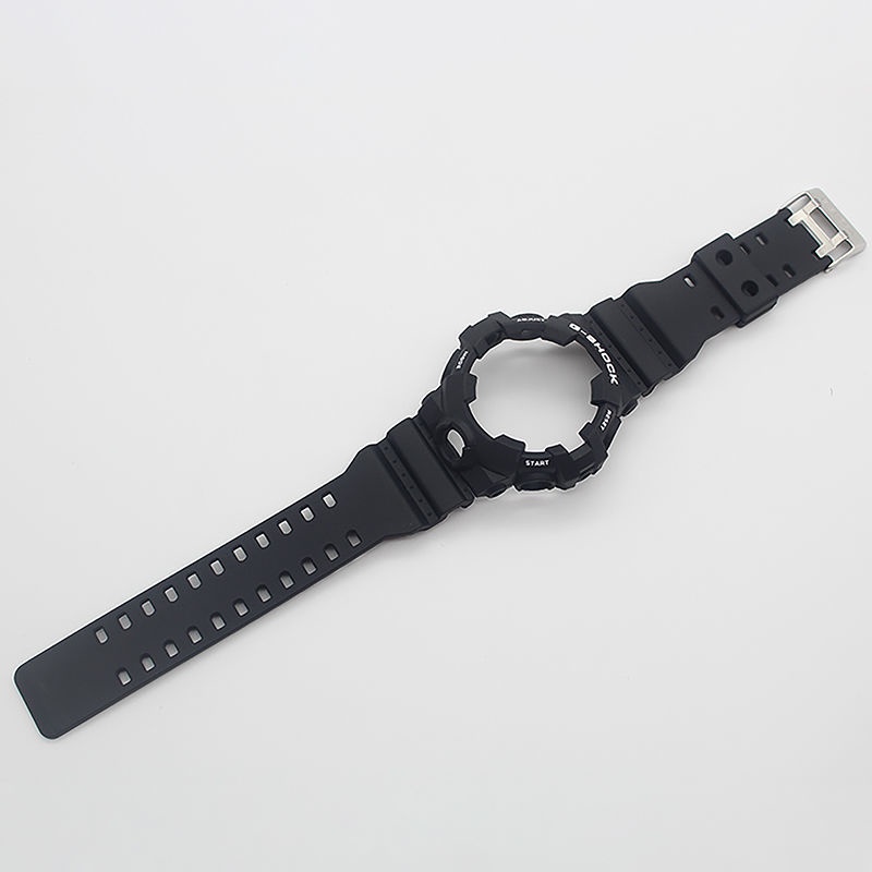 卡西歐錶帶替換 卡西歐手錶配件 配件適配CASIO卡西歐G-SHOCK樹脂錶帶錶殼GA700 710 735黑金武士