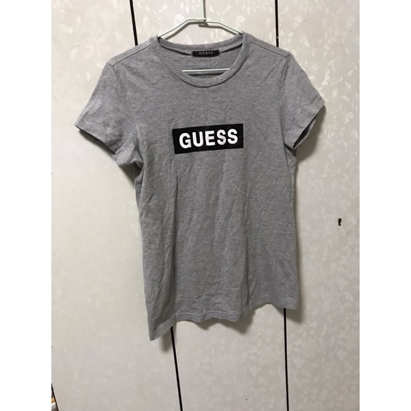 Guess-女灰色短t