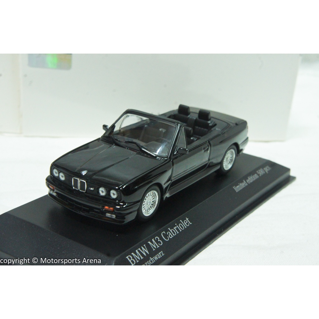 【現貨特價】1:43 Minichamps BMW M3 E30 Convertible 1980 黑色/紅色 ※限量※