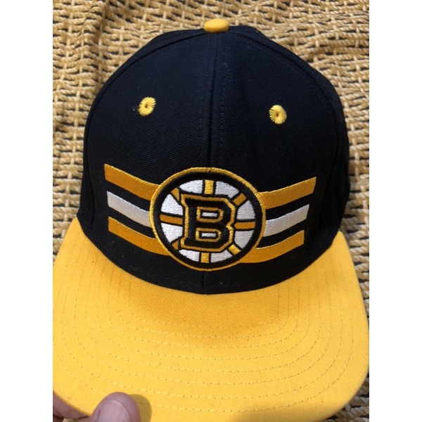 絕版 二手 古著 Reebok NHL Bruins 波士頓 棕熊 版帽 棒球帽  vintage cap