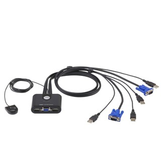 含稅台灣發貨】ATEN 2埠 USB KVM VGA多電腦切換器 (CS22U)一組鍵盤、滑鼠、螢幕操控2台電腦