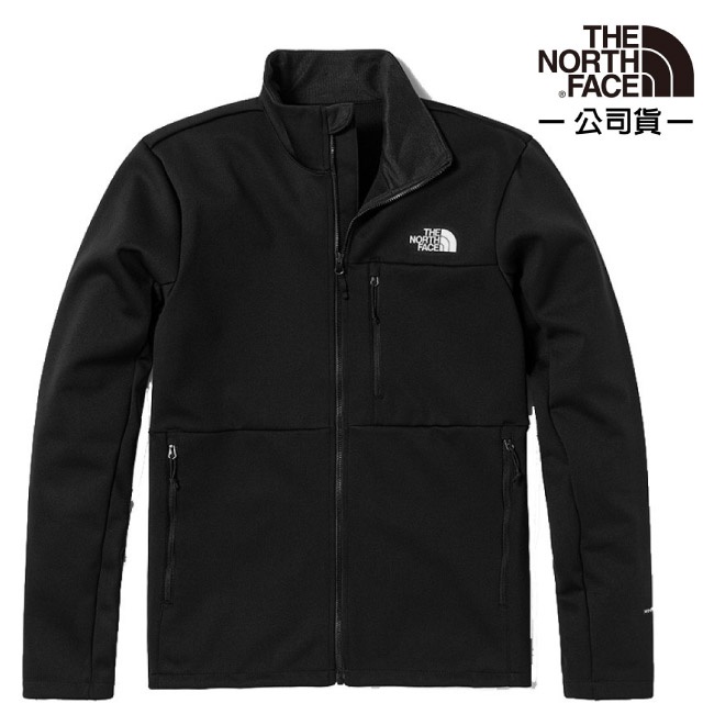 【The North Face】男 Apex WindWall 4D防風防潑水外套/軟殼夾克/黑_4UAW