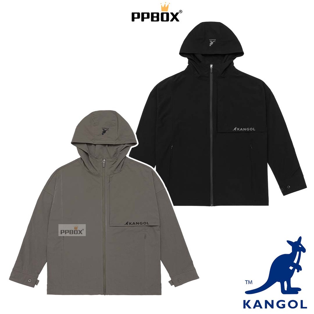 KANGOL 運動風 薄外套【62251420】長袖 秋冬 外套 oversize 風衣 新衣新包 PPBOX