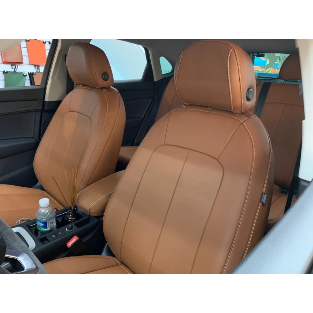 AUDI Q3-低調雅痞風 Nappa皮革 專車專用款訂製椅套 客製化皮革與配色椅套 多數車款皆可製作喔~~