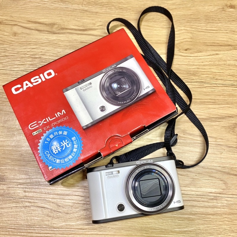 現貨二手 卡西歐 Casio EX-ZR3500 翻轉相機 自拍神器 9成新 可議價
