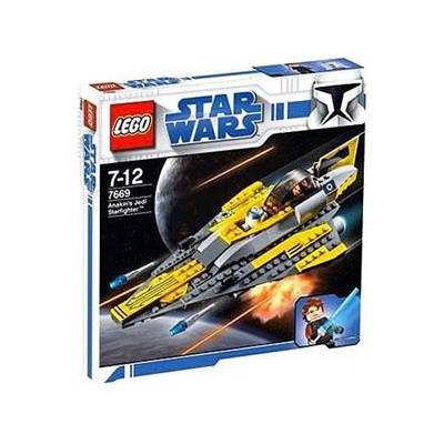絕版 樂高 盒組【7669】LEGO Star Wars 星際大戰 安納金的戰機 已組裝 無外盒 R2-D2變黃