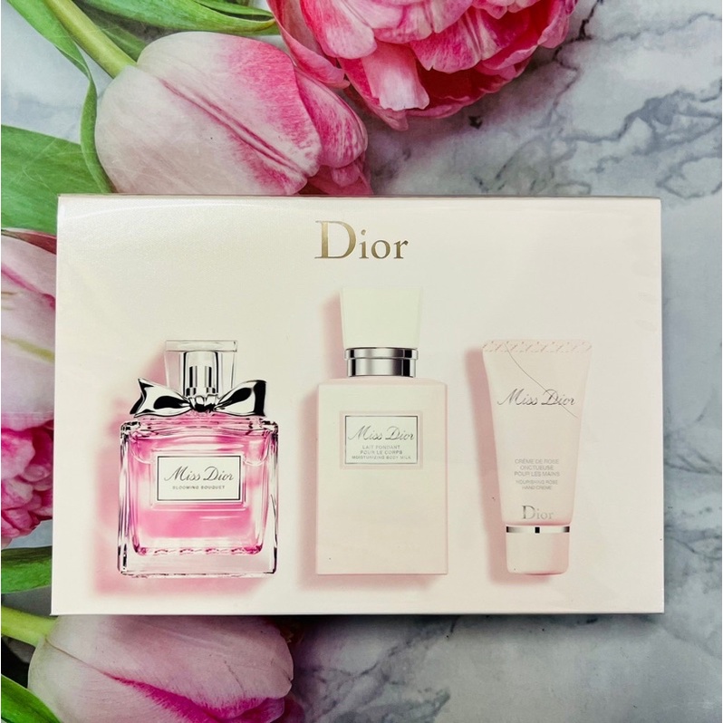 Dior Blooming Bouquet花漾迪奧 花漾淡香精3入禮盒（淡香精50ml+身體乳75ml+護手霜20ml)