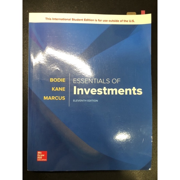 ［二手書］Essentials of investments 11e 投資學11版原文書
