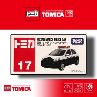 《兩津車庫》TOMICA 多美 NO. 17 NISSAN MARCH POLICE CAR 琦玉縣 警察 警車