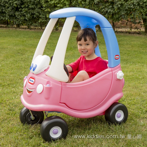 聚聚玩具【正版】Little Tikes 時尚跑車 - 粉紅 體能較具 幼兒園教具 腳行車 戶外 推車 32006147