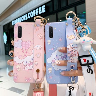 現貨三星note10手機殼斜挎揹包式矽膠note8軟殼男女款note9情侶腕帶掛繩note5薄卡通可愛n0te10創意磨