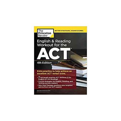 2022語言考用書展：入學考試 English and Reading Workout for the ACT (4 Ed.) /  The Princeton Review     eslite誠品