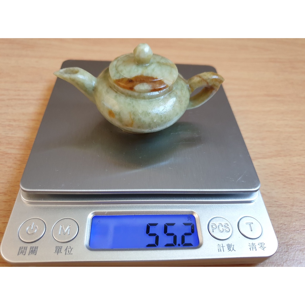 天然玉石玉壺手把件掌中壺青玉小玉壺袖珍迷你小玉壺玉石把玩件手把件擺飾品工藝品精雕藝品玲瓏精緻收藏玉壺茶壺小擺件