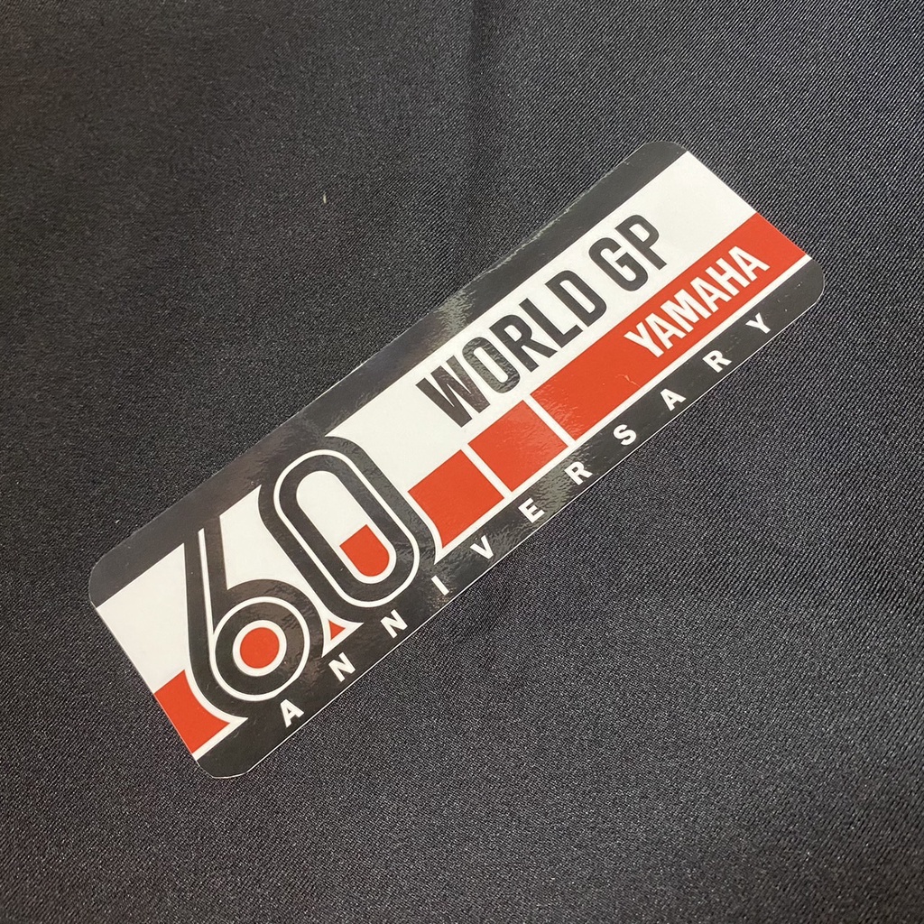 【YAMAHA 60th】貼紙｜anniversary 60周年紀念 WORLD GP 超大尺寸 防水 耐氣候 現貨限量