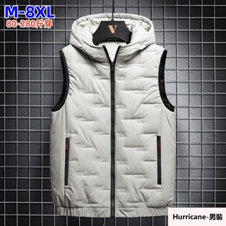 M-8XL冬季男生外套 背心外套 大尺碼外套 馬甲外套 羽絨棉背心 連帽馬甲 防風背心 保暖外套 鋪棉外套 夾克