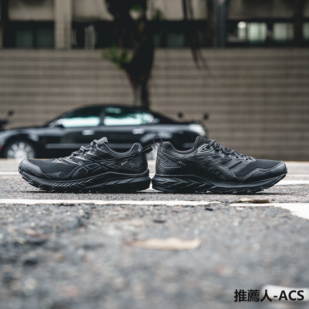 Asics 野跑鞋 Gel-Sonoma 6 / Trabuco 10 GTX 男鞋 全黑 防水 工作鞋 任選 ACS