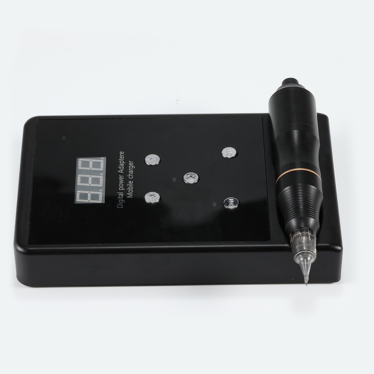 電動紋身機套件專業紋身電源旋轉筆帶墨盒針永久化妝微刀片