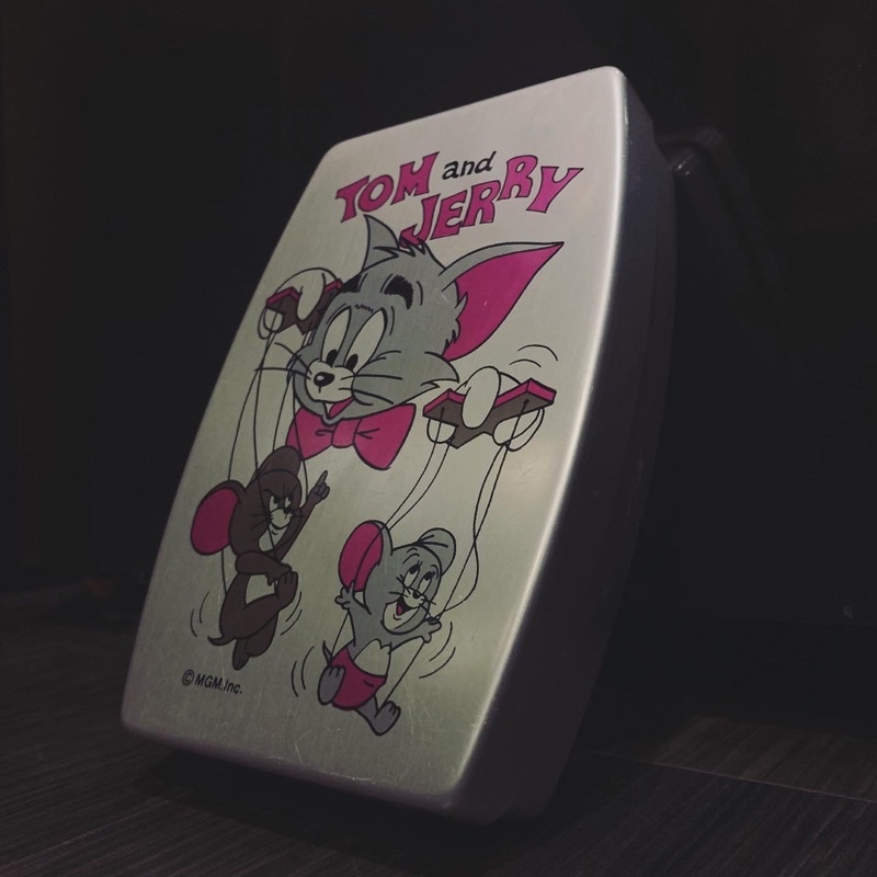 Tom &amp; Jerry 湯姆貓與傑利鼠 早期 日本 鋁製便當盒｜午餐盒