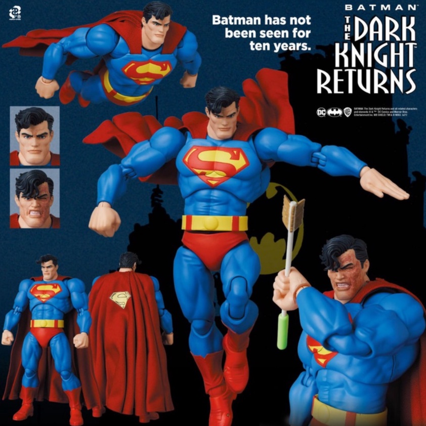 BEETLE MAFEX SUPERMAN 超人 DC 蝙蝠俠 黑暗騎士歸來 可動 公仔 NO.161 現貨