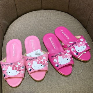 Sanrio三麗鷗Hello Kitty皮革室內拖鞋(20cm)