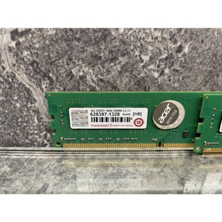 創見 Transcend 4G DDR3 1600 DIMM CL11 終保桌機雙面記憶體