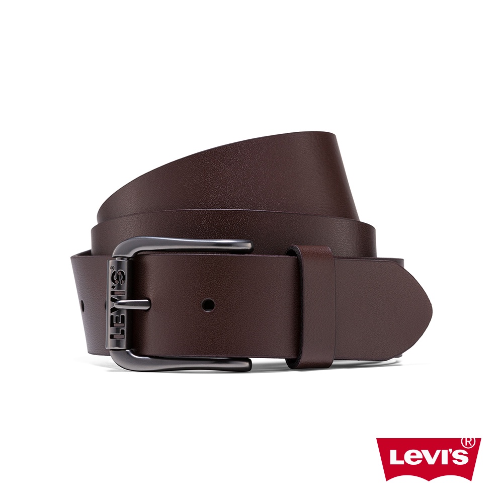 Levis 真皮皮帶 / 精工鐫刻Logo 深棕 男款 38019-0201 熱賣單品