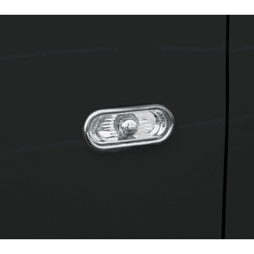圓夢工廠 VW 福斯 金龜車 Beetle 1999~2005 改裝 鍍鉻銀車燈框飾貼 側燈框 方向燈框
