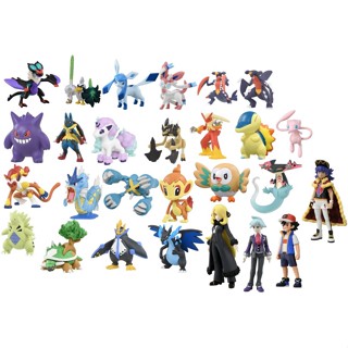現貨 預購 日本盒裝 寶可夢公仔 TAKARA TOMY MS系列 3-4cm 路卡利歐 烈咬陸鯊 巨晶怪 mega