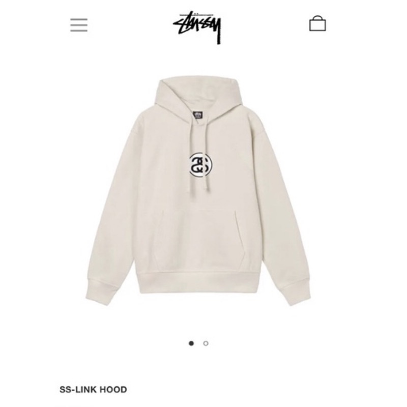 美國正品🇺🇸STUSSY SS-LINK HOODIE 潮流 滑板 連帽長袖T恤 帽T 經典款