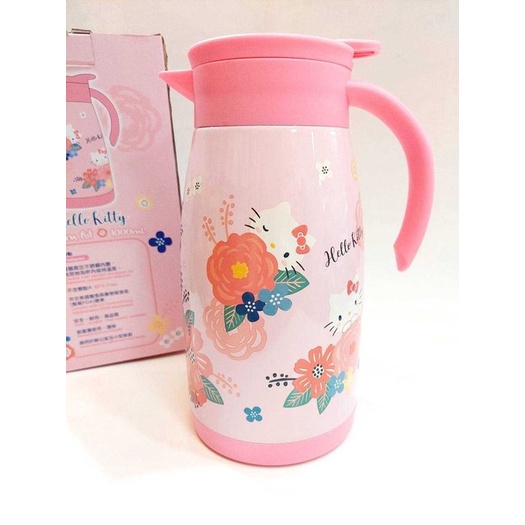 ♥小花花日本精品♥Hello Kitty 雙子星 單耳不鏽鋼茶壺 熱水壺 保溫壺 ~ 3