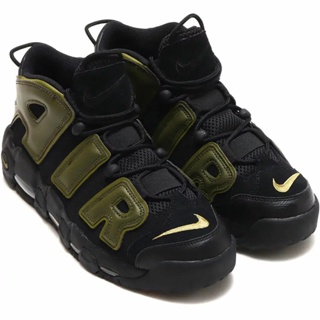 =CodE= NIKE AIR MORE UPTEMPO 96 麂皮籃球鞋(黑綠)DH8011-001 PIPPEN 男
