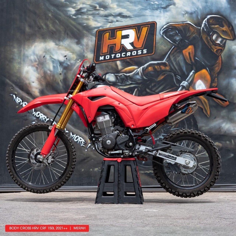 Honda CRF150L HRV副廠殼 車殼一對 左右前方油箱車殼