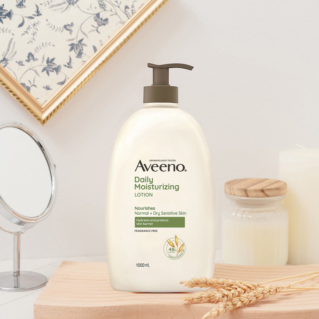 BLANC_COSTCO 好市多 Aveeno 艾惟諾 燕麥保濕乳 1公升/瓶 乳液